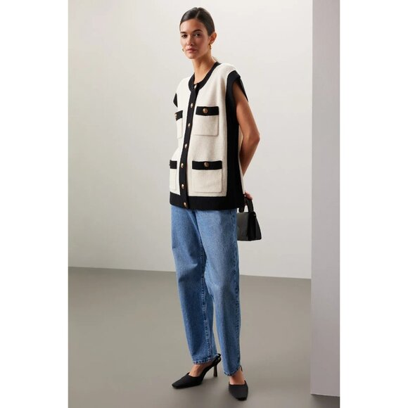 R-133. Sandro Lunea Cardigan US 4 - Picture 1 of 1